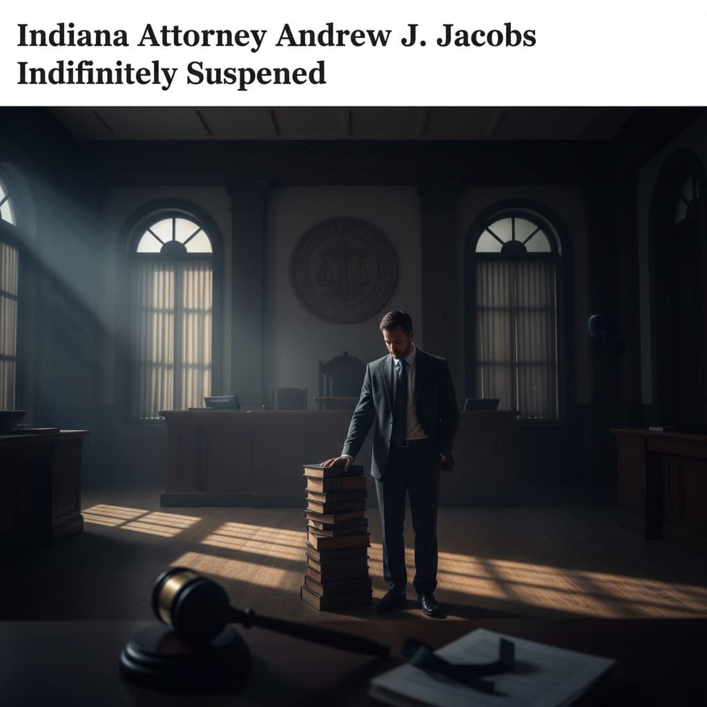 Indiana Attorney Andrew J. Jacobs Indefinitely Suspended