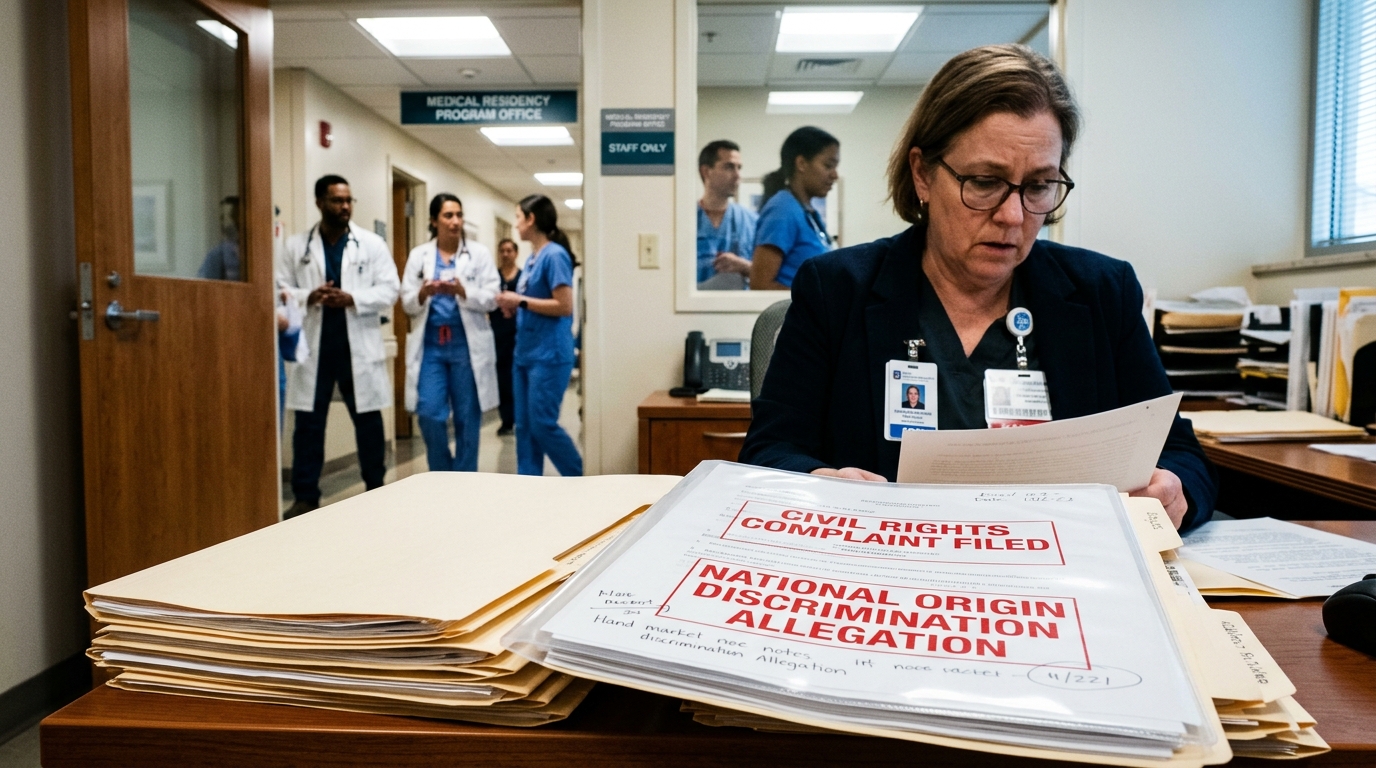 The Residency Pipeline: Do No Harm’s Civil Rights Complaint Alleges National Origin Discrimination at Three Medical Training Programs