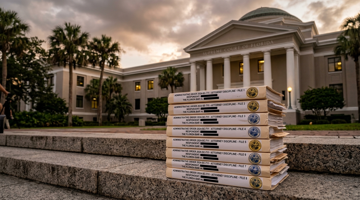 Eight Lawyers, Eight Failures: Inside the Florida Supreme Court’s Latest Round of Attorney Discipline