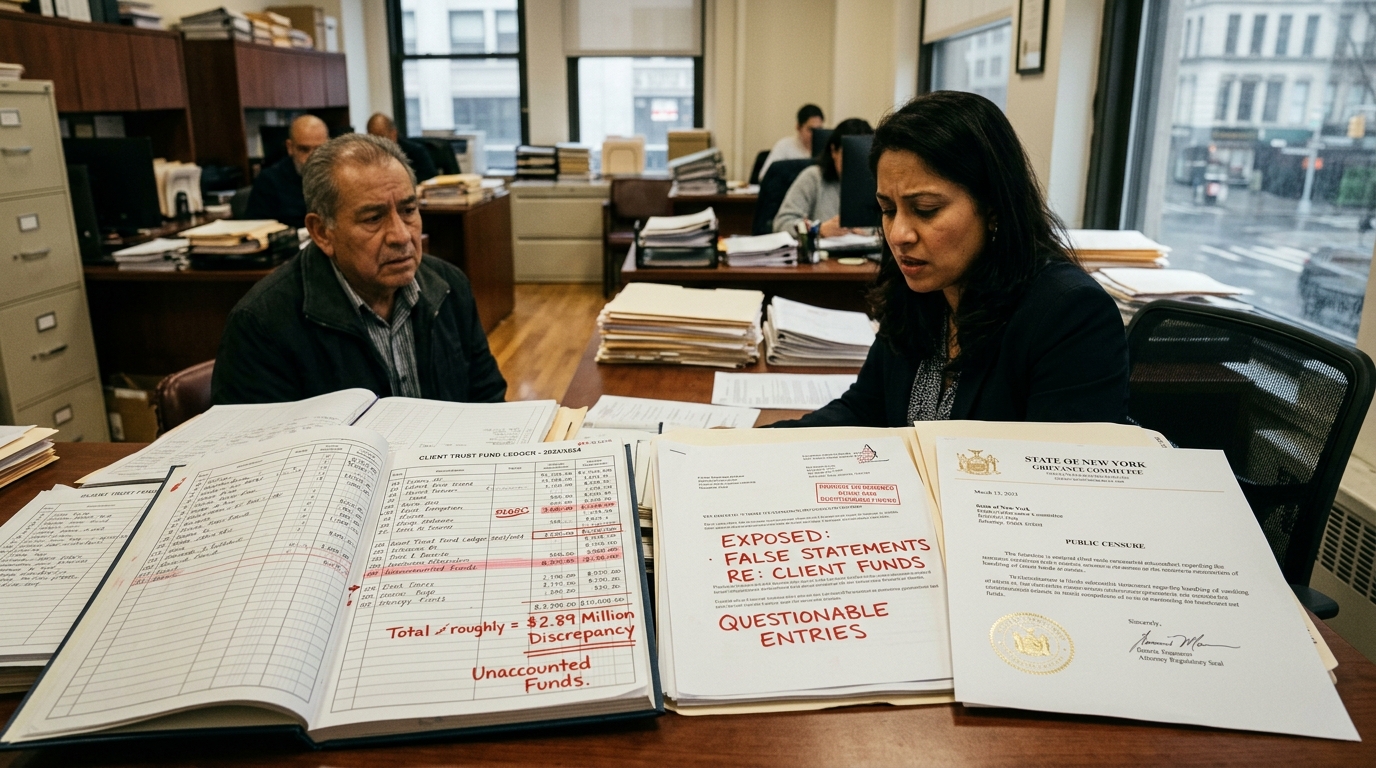 Jianming Shen: New York Immigration Attorney Publicly Censured for Commingling Nearly $3 Million in Client Funds and Making False Statements to Eight Individuals