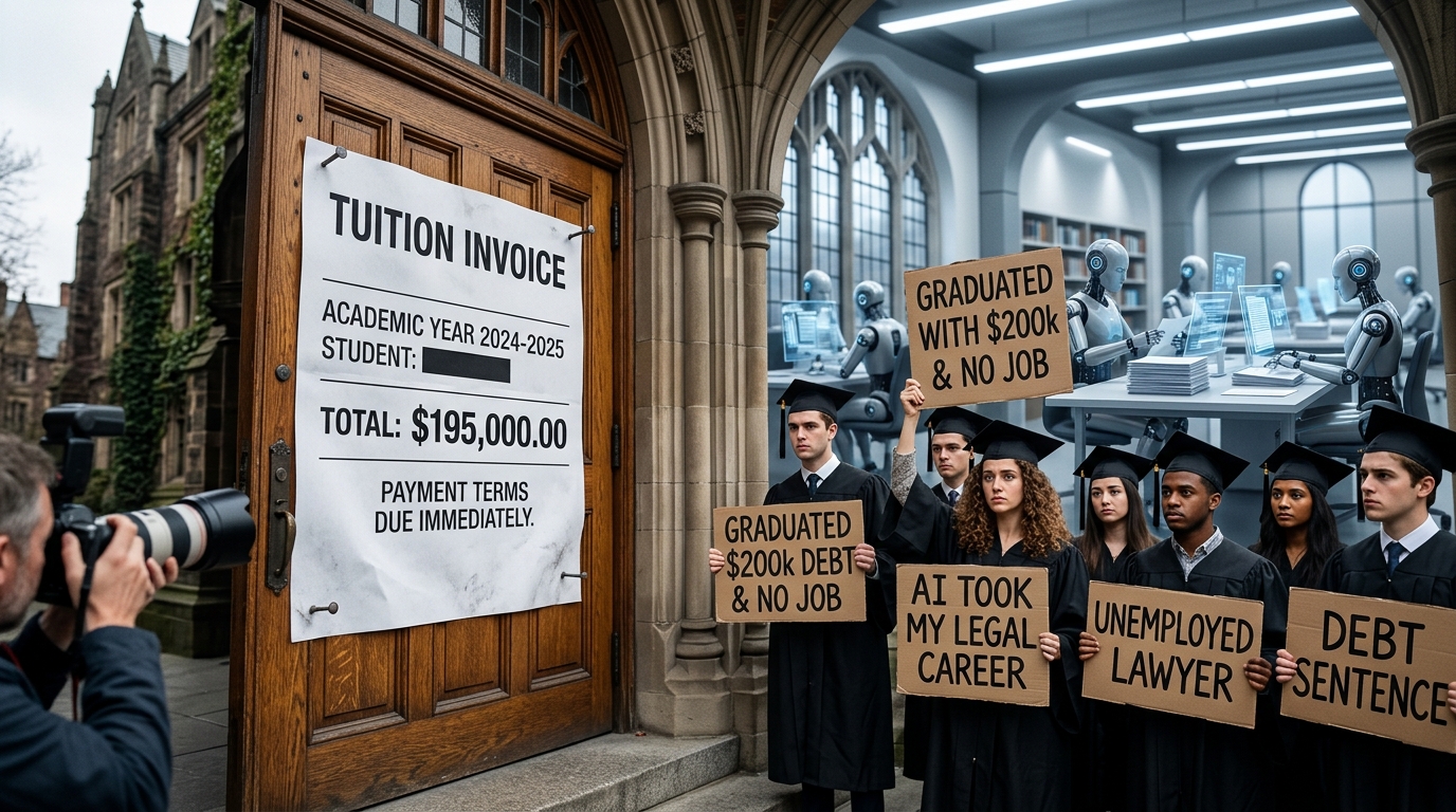 The Credential Trap: How Law Schools Sold the American Dream at Inflated Prices, Just as the Market for Lawyers Collapsed