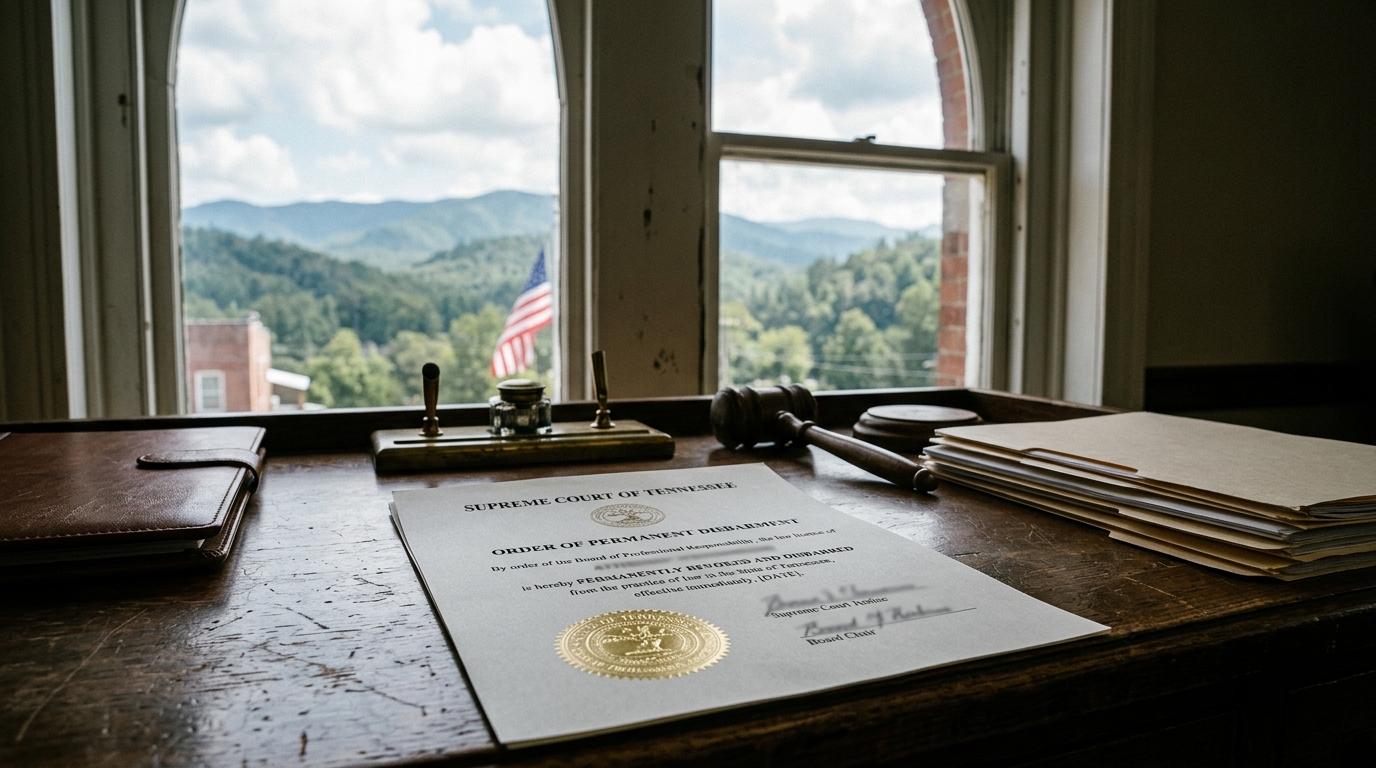 Permanent Disbarment: The Case of Roane County Attorney Christopher Shawn Roberts