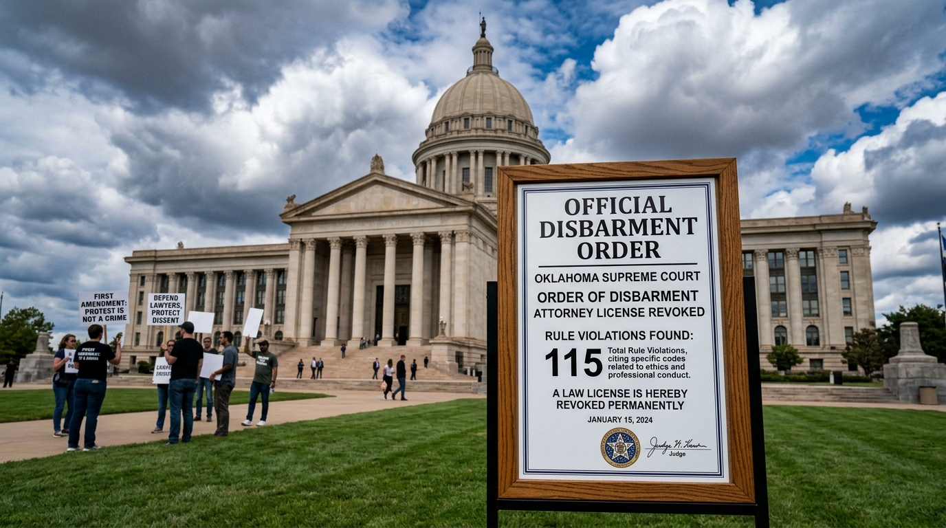 Ronald Edward Durbin II: Oklahoma Attorney Disbarred After 115 Rule Violations, First Amendment Auditing, and a Disciplinary Case the Supreme Court Called Almost in a Class by Itself