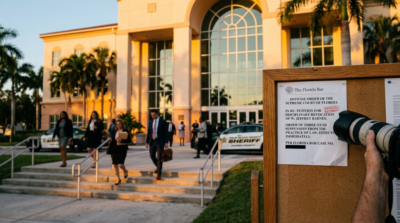 Three-Year Suspension: The Case of Boca Raton Attorney W. Jeffrey Barnes
