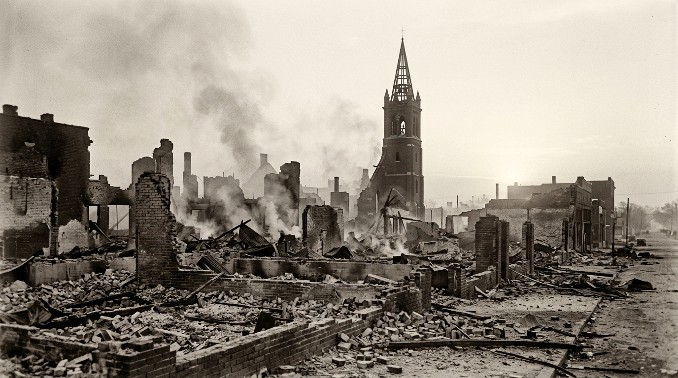 The Destruction of Greenwood: How a White Mob Burned Black Wall Street While the Law Watched — and then Blamed the Ashes, 1921