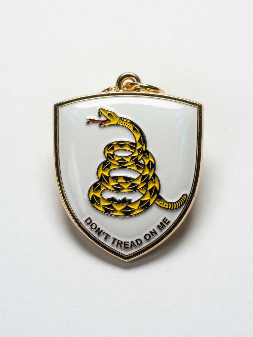 Gadsden Enamel Pin shipped to Delaware